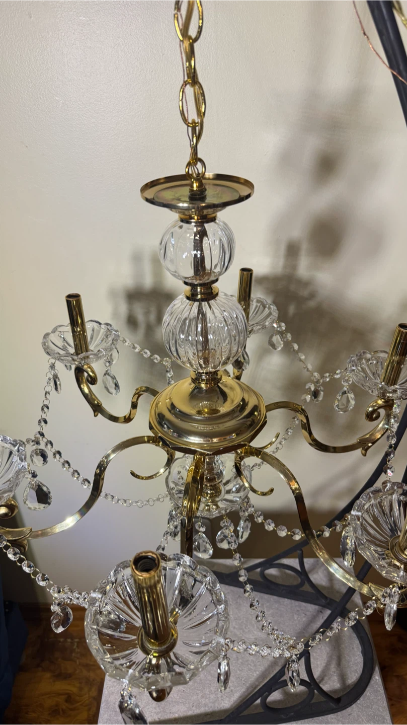 Vintage Unique Crystal Chandelier - photo 5