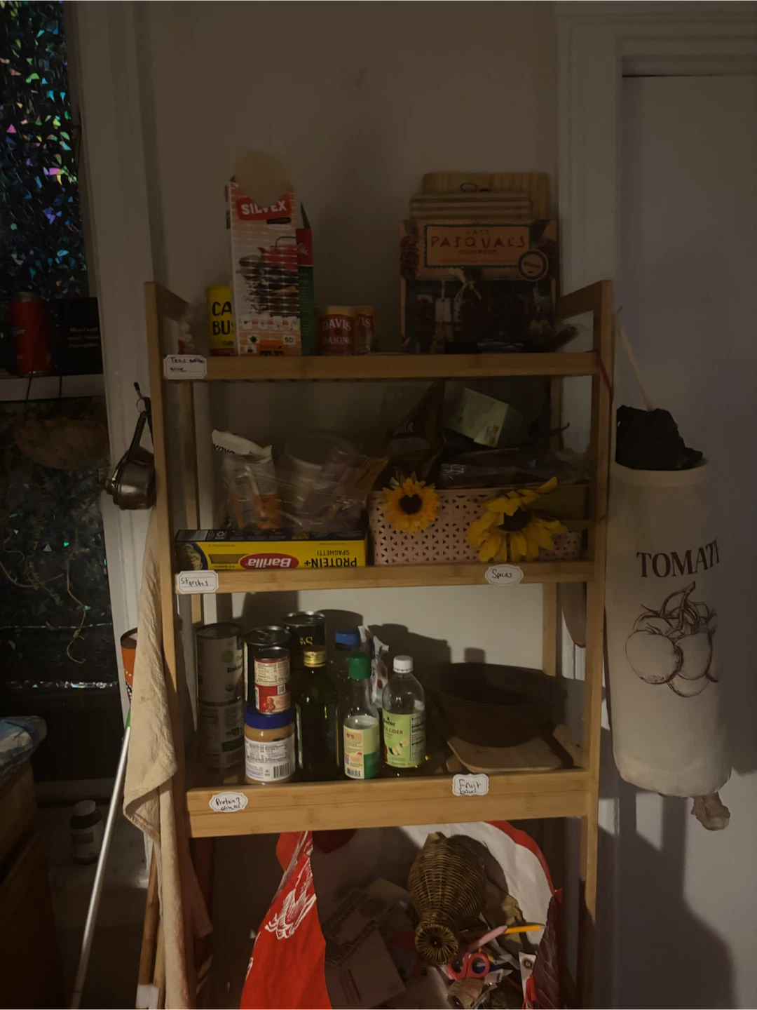 SONGMICS Over The Toilet Storage Shelf - Natural Beige - photo 3