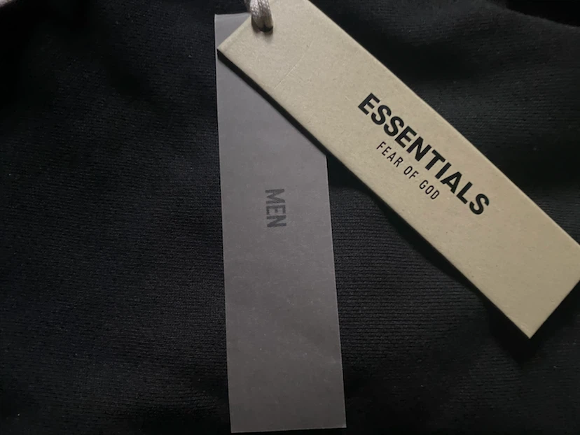 Fear of God Essentials Black Hoodie - photo 2
