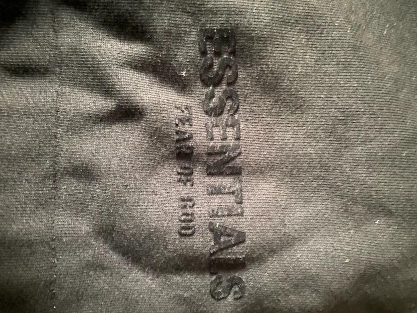 Fear of God Essentials Black Hoodie - photo 3