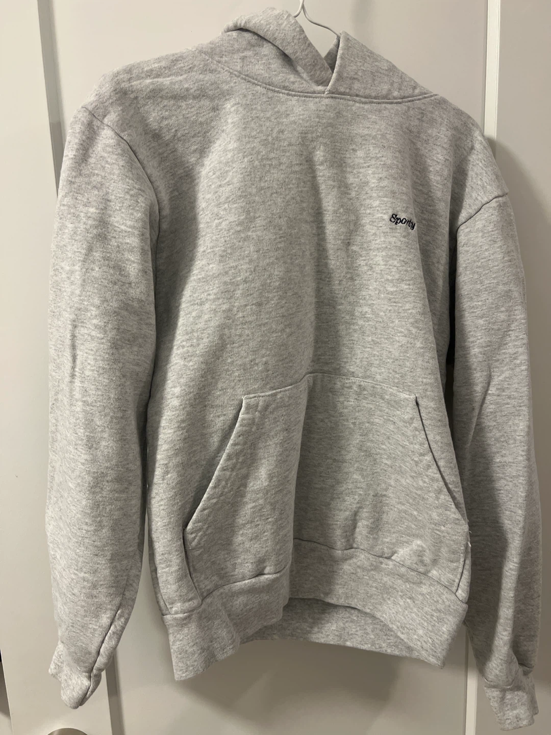 Sporty and Rich Grey Sporty Hoodie