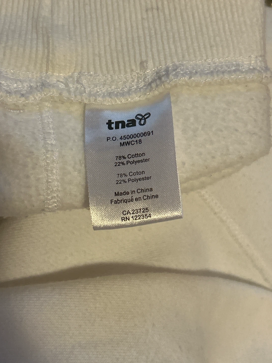 White TNA Hoodie - photo 3