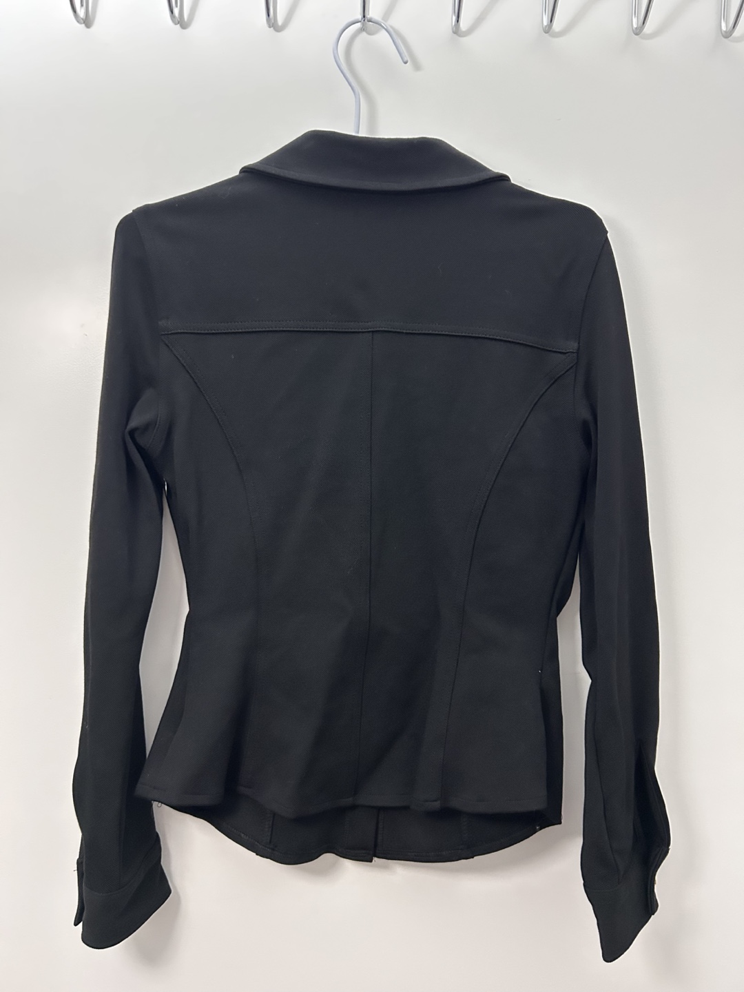 Black ZARA Fitted Jacket - photo 2