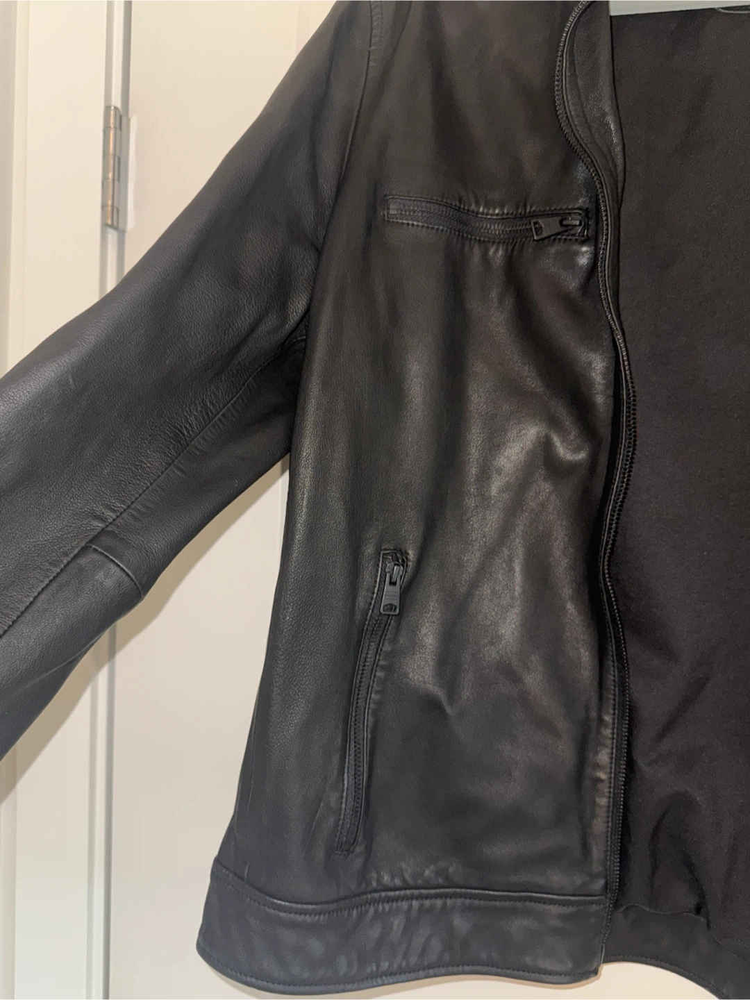ALLSAINTS Black Leather Jacket - photo 4