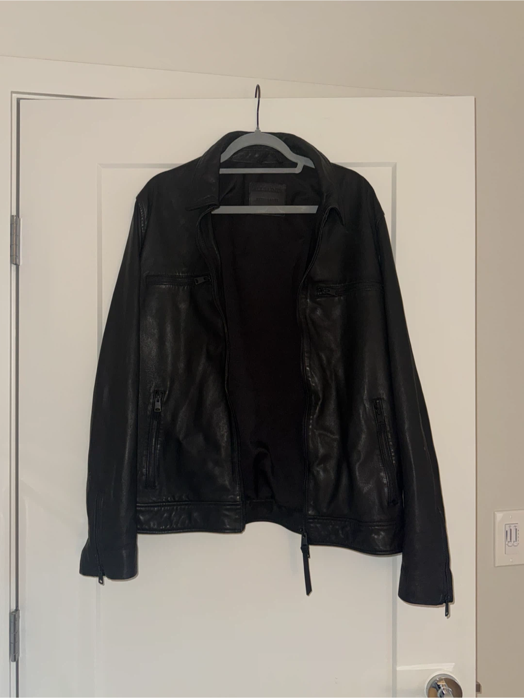ALLSAINTS Black Leather Jacket - photo 5