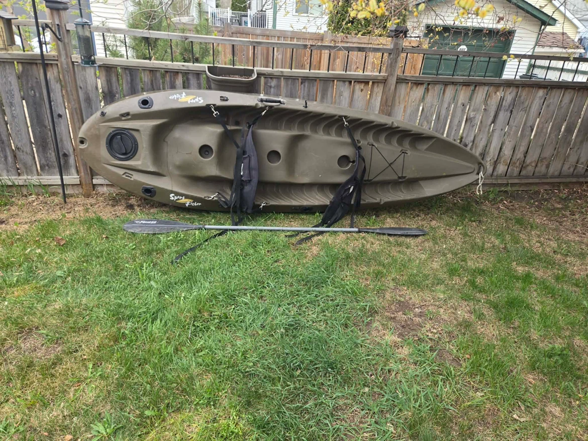 Spirit Fisher Kayak with Paddle