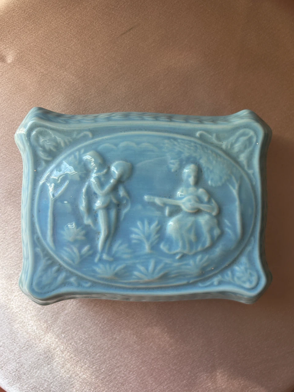 Vintage Ceramic Jewellery Box