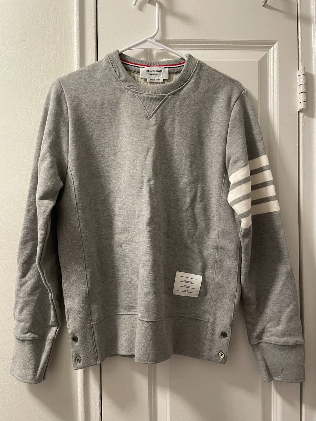 Thom Browne classic LOOPBACK 4-BAR sweatshirt