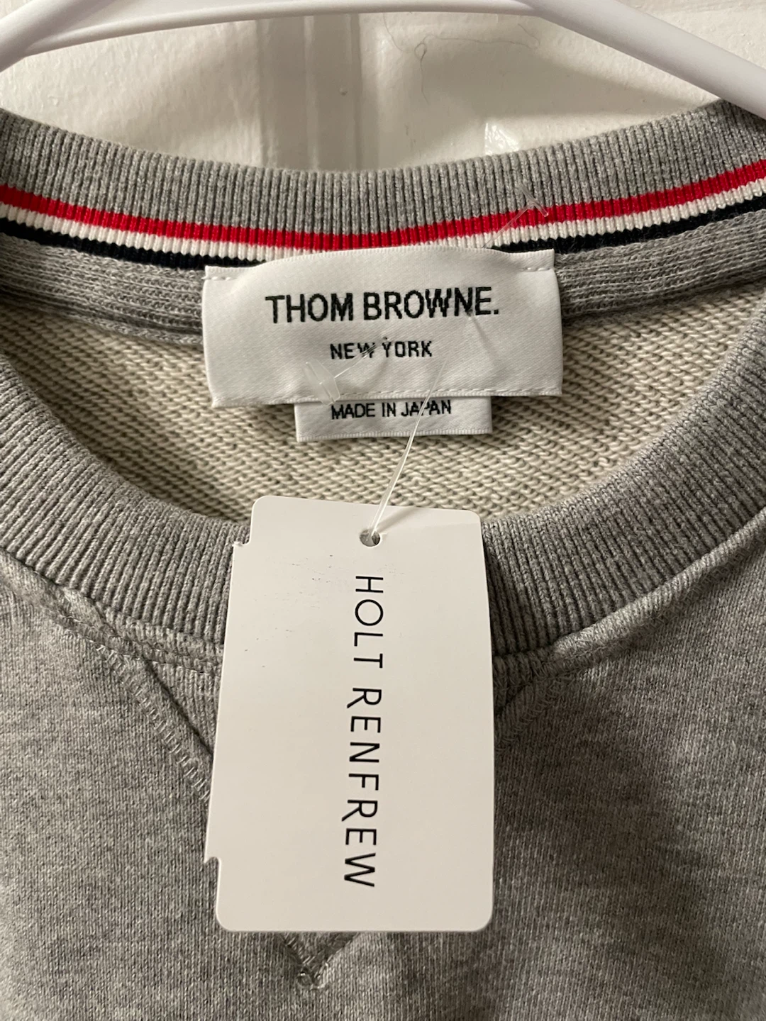 Thom Browne classic LOOPBACK 4-BAR sweatshirt - photo 2
