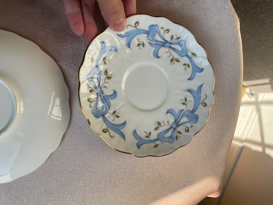 Aynsley Bone China Saucer (set of 2) - photo 2