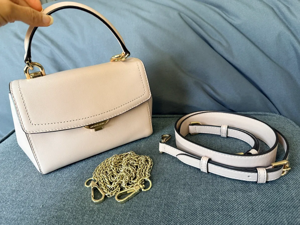Pristine like new Michael Kors Ava mini handle crossbody bag