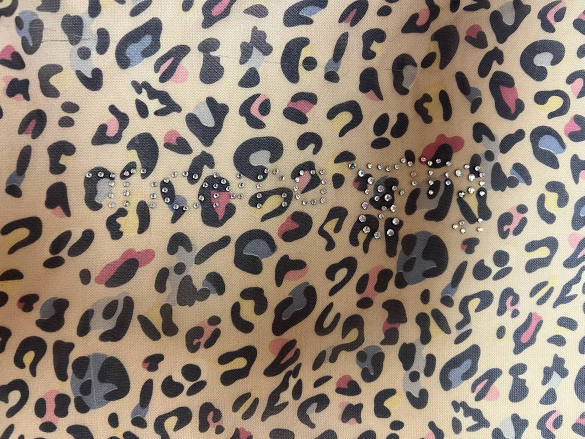 Lightweight Leopard Print Rectangular Scarf