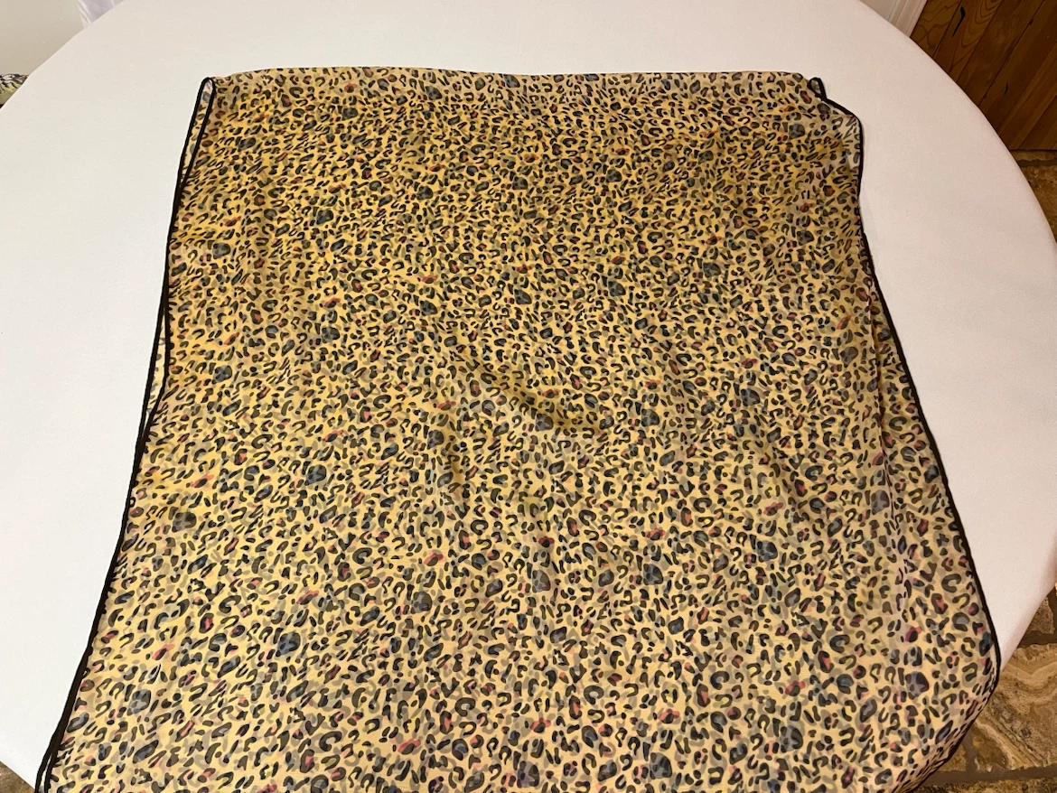 Lightweight Leopard Print Rectangular Scarf - photo 4