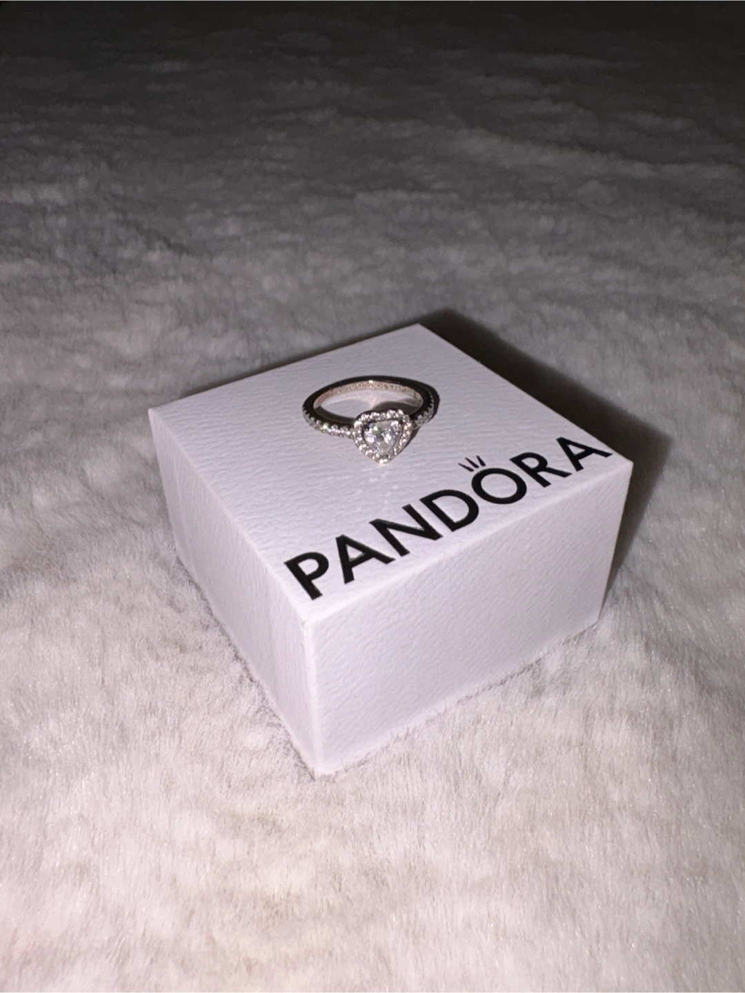 Pandora Heart Ring with Box