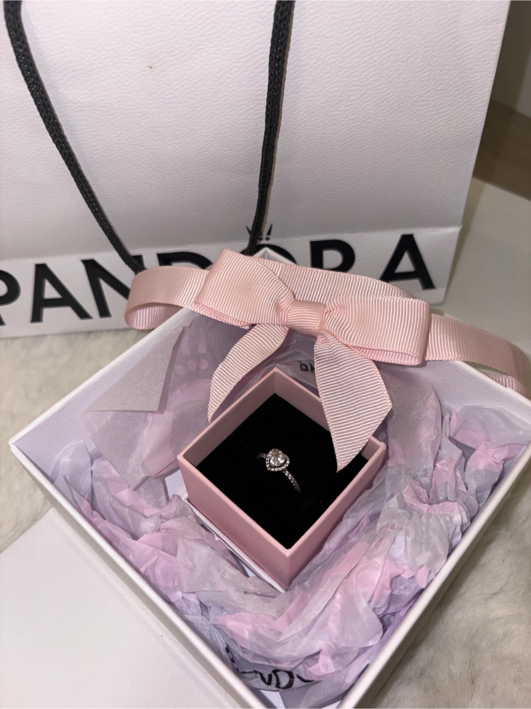Pandora Heart Ring with Box - photo 2