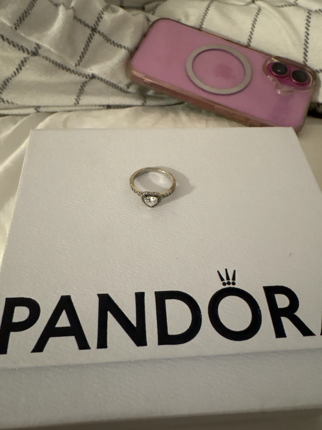 Pandora Heart Ring with Box - photo 3