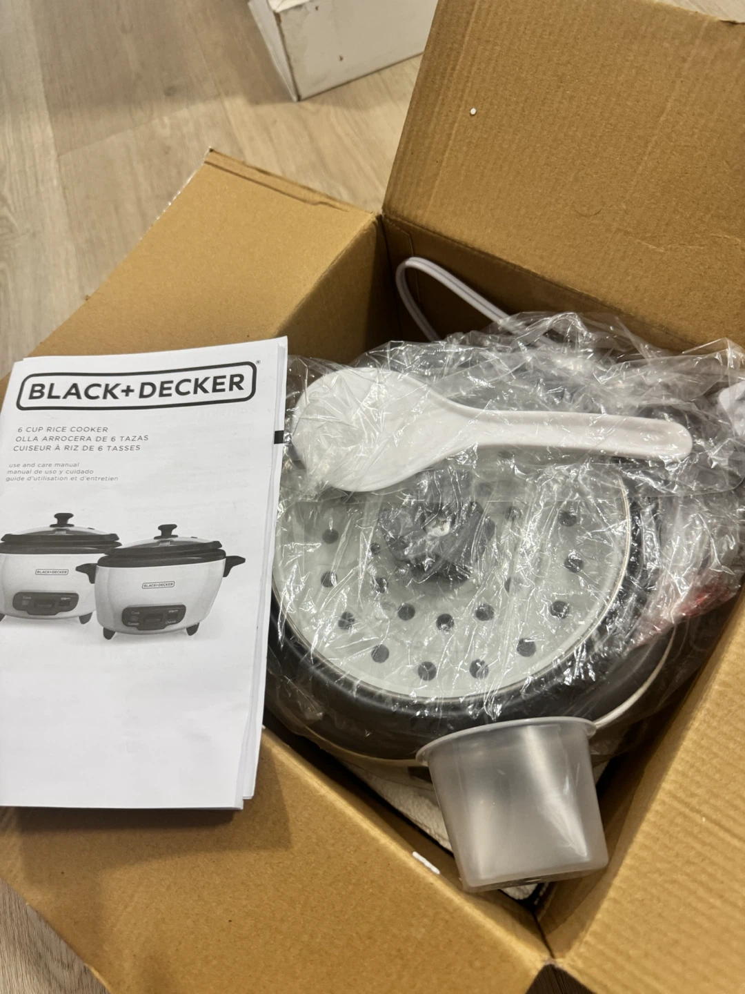 BLACK+DECKER 6-Cup Rice Cooker and Steamer - photo 4