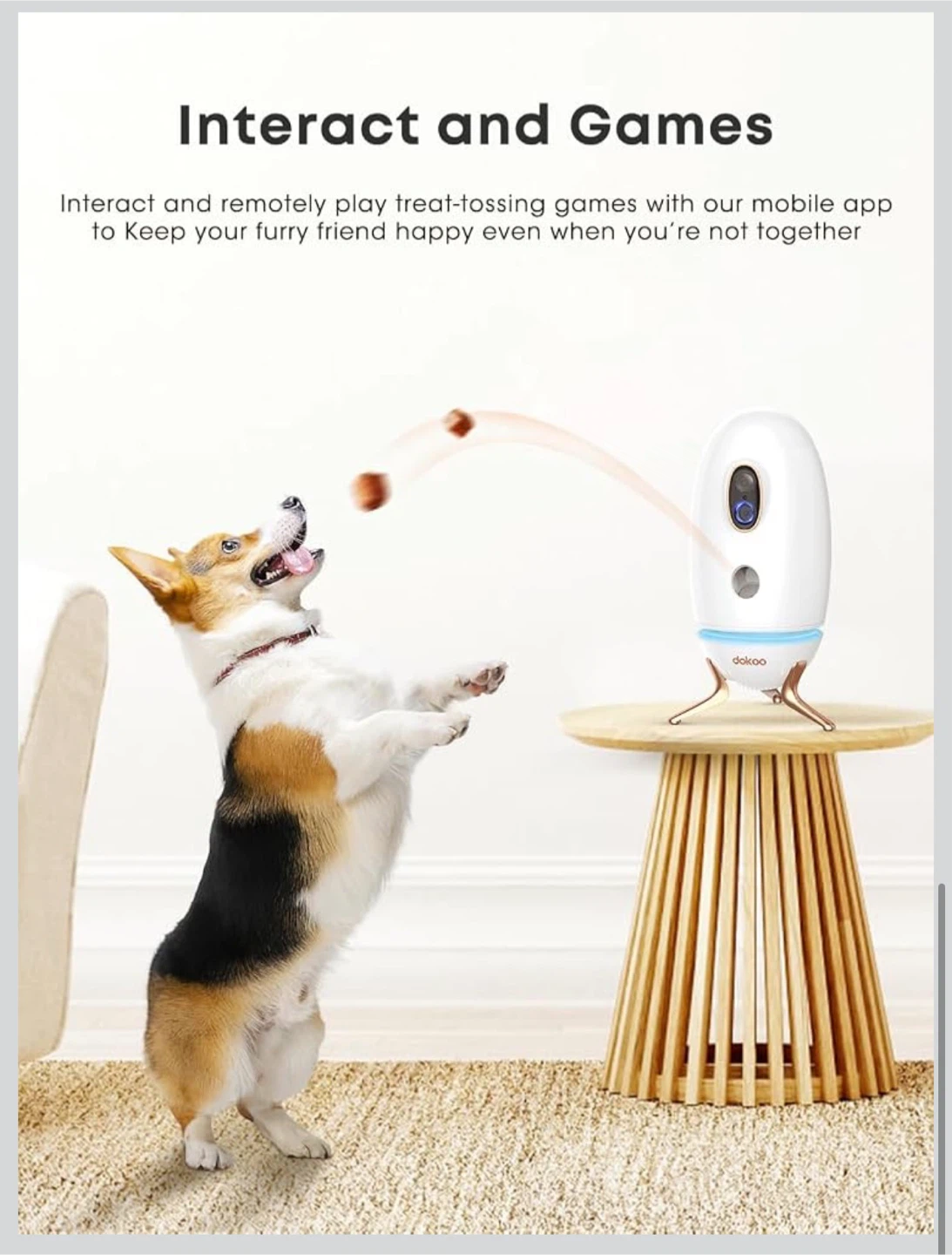 Dokoo Treat-Tossing Dog Camera - photo 2