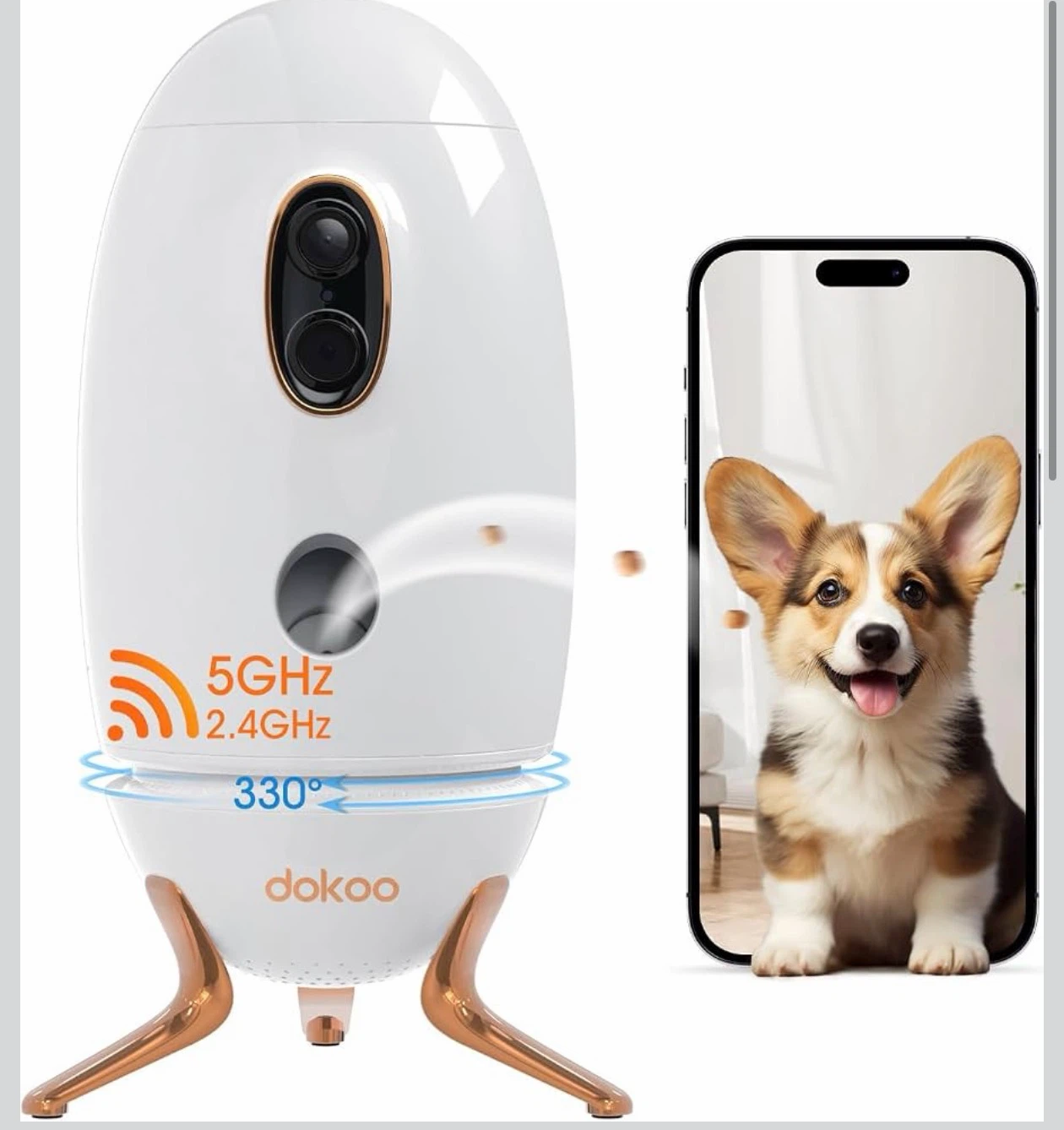 Dokoo Treat-Tossing Dog Camera - photo 3