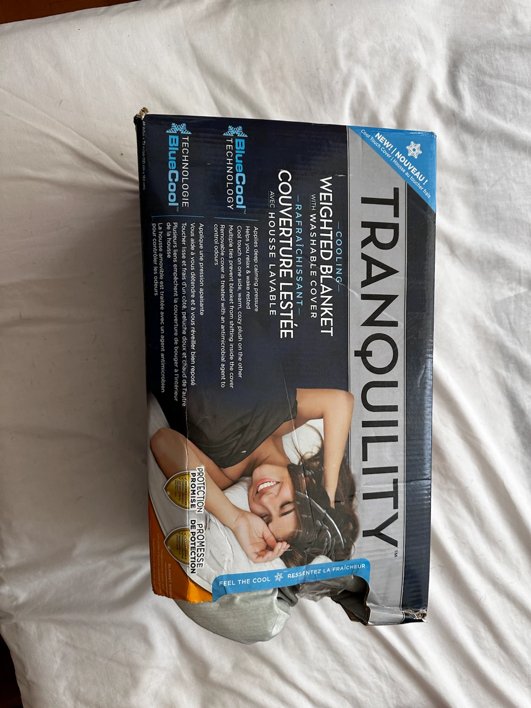 Tranquility Cooling Weighted Blanket with Washable Cover