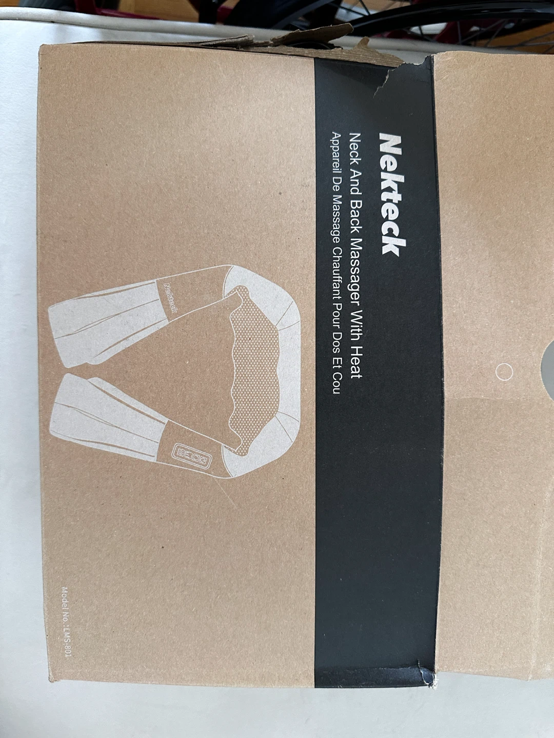 Nekteck Neck and Back Massager with Heat - photo 2