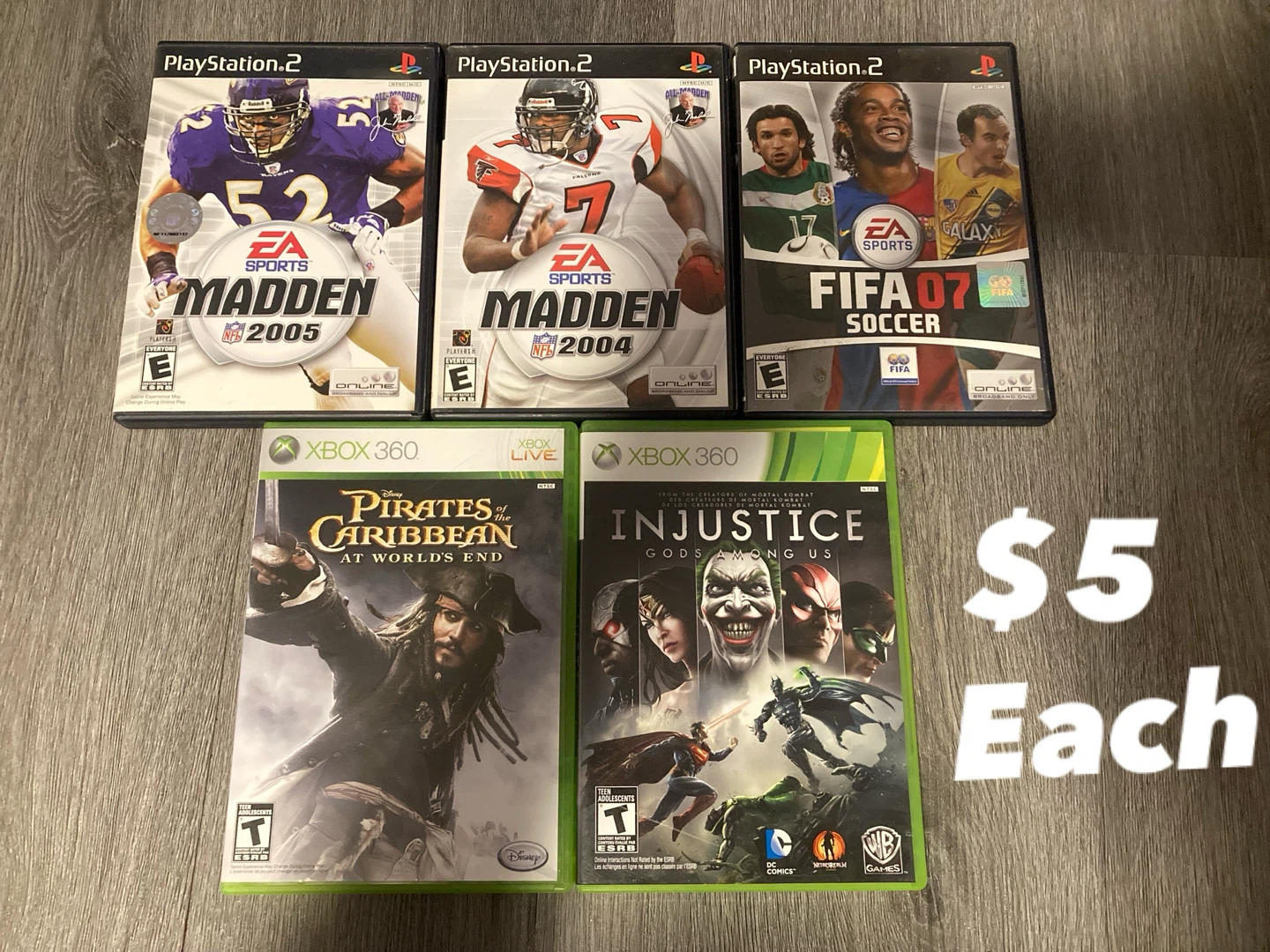Xbox 360 & PS2 games - photo 2