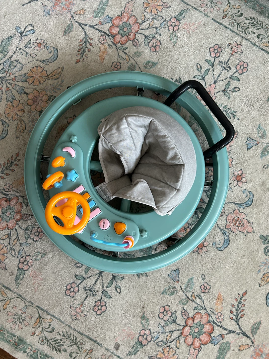 Baby Walker with Steering Wheel and Toys - photo 5