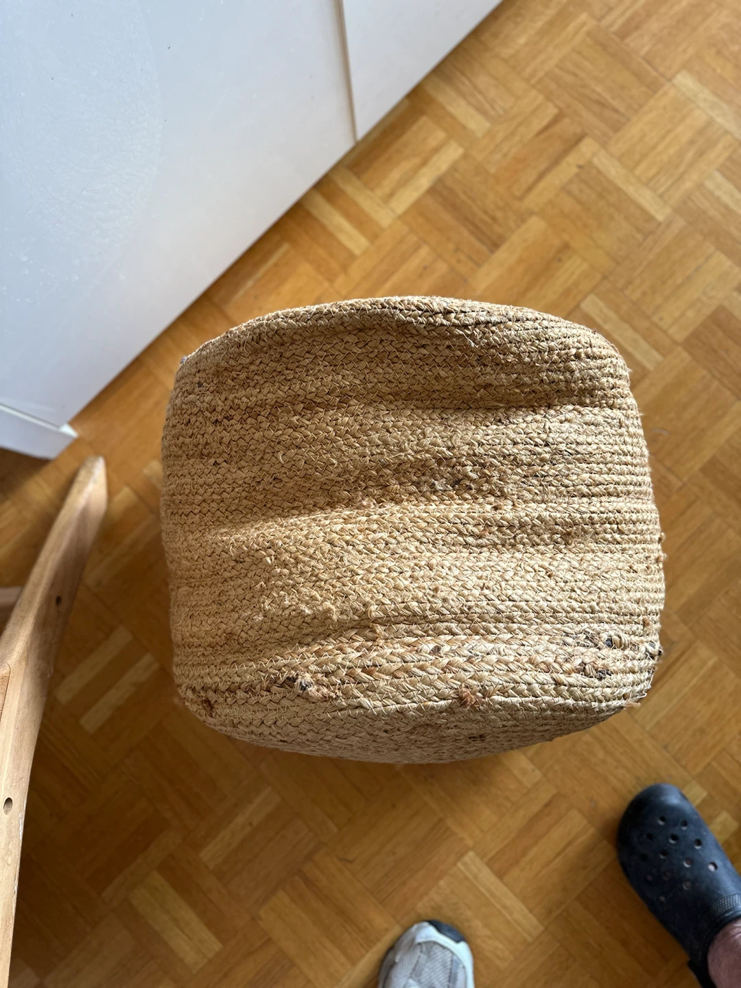 Jute Pouf Ottoman