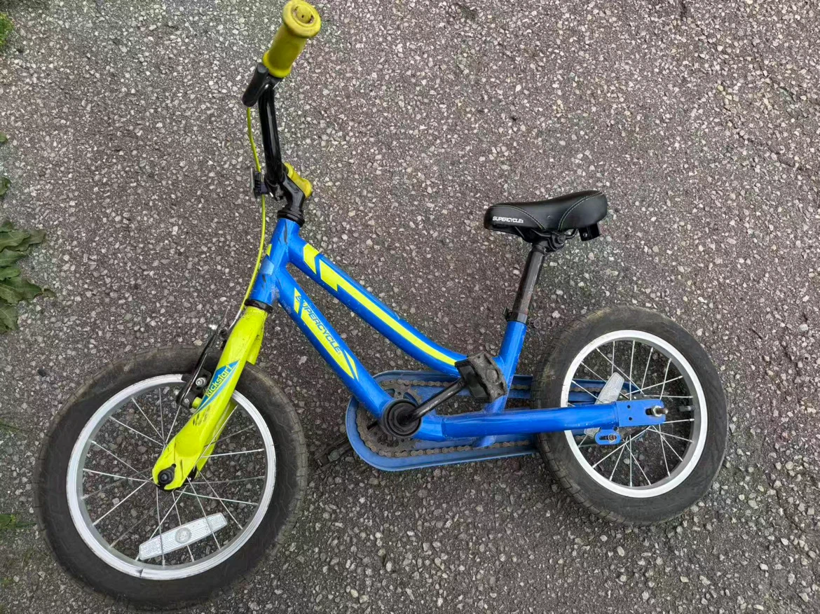 Supercycle Kids Bike Blue 14 inches