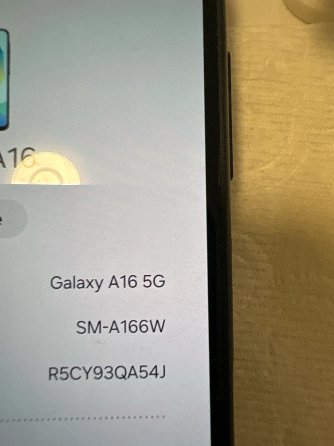 Samsung A16 unlock - photo 3