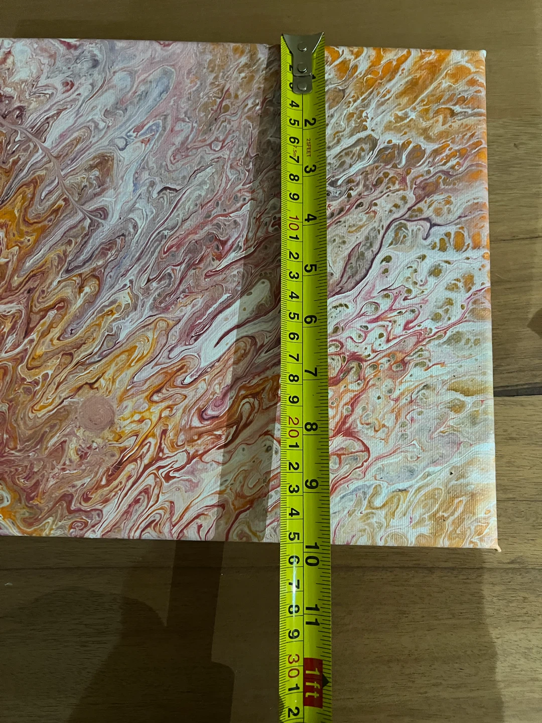 Original Acrylic Pour Painting Art - photo 3