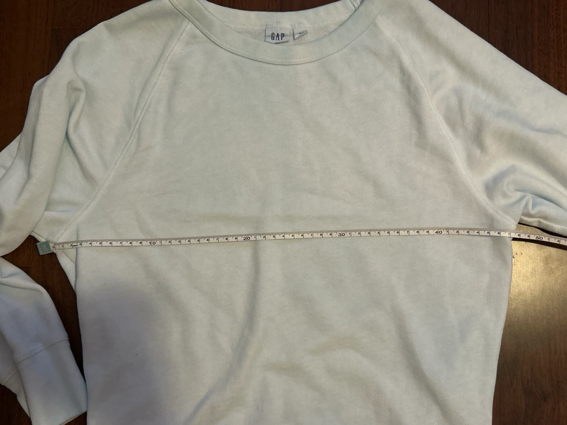 GAP Light Blue Crewneck Sweatshirt - XS - photo 3
