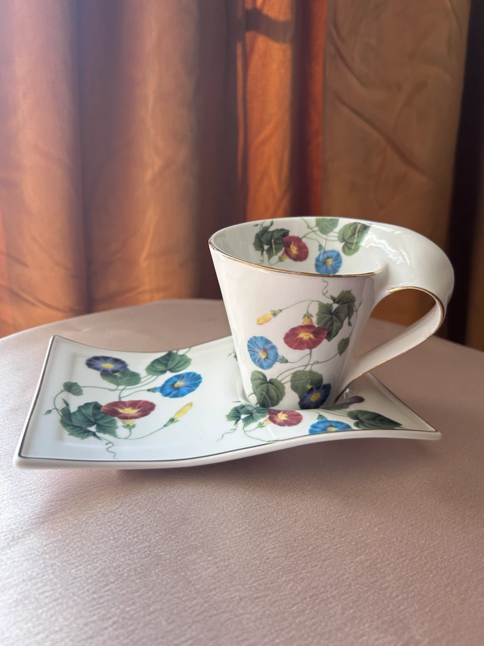 Adeline Porcelain Tea Cup and Saucer