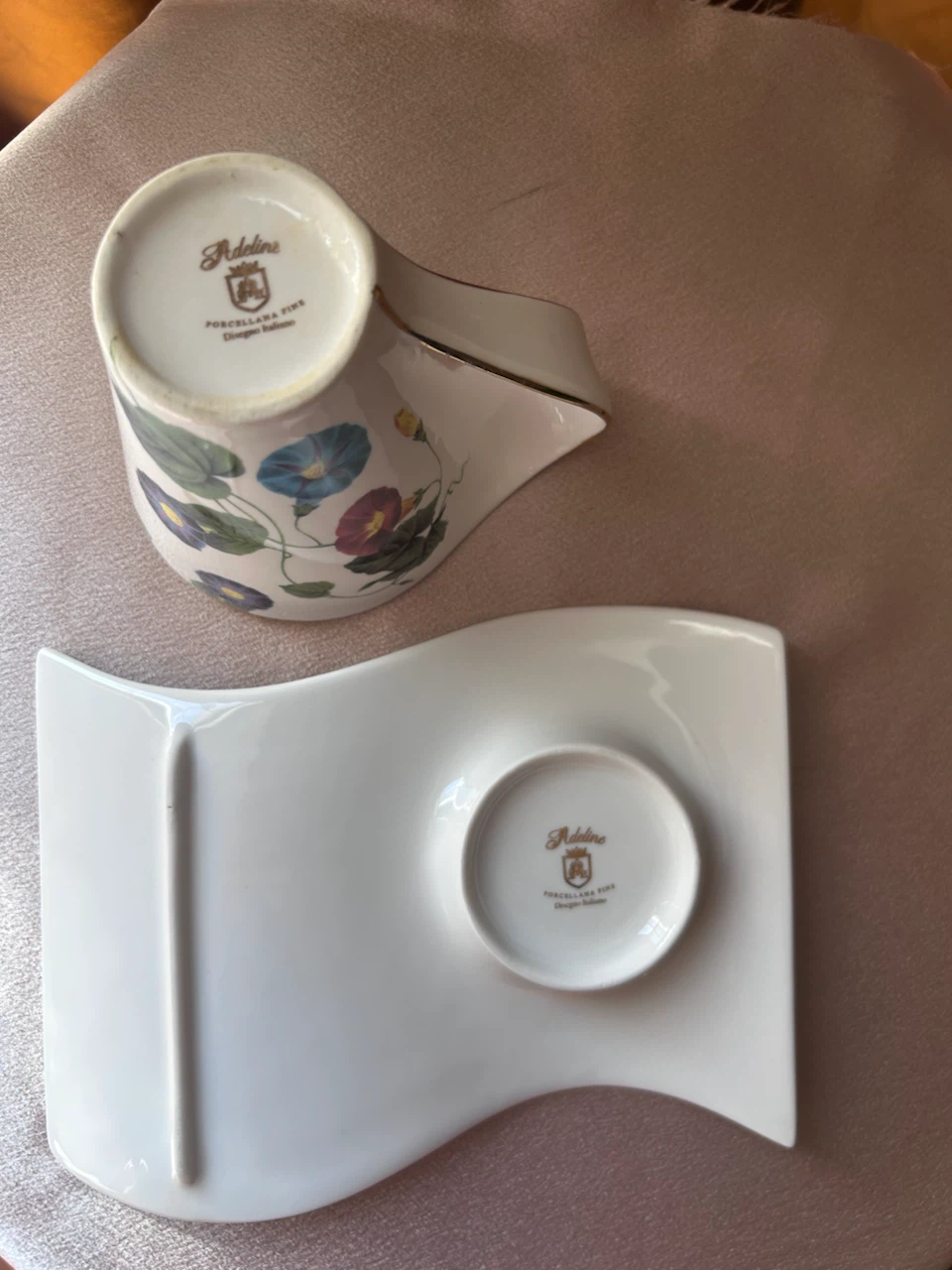 Adeline Porcelain Tea Cup and Saucer - photo 4