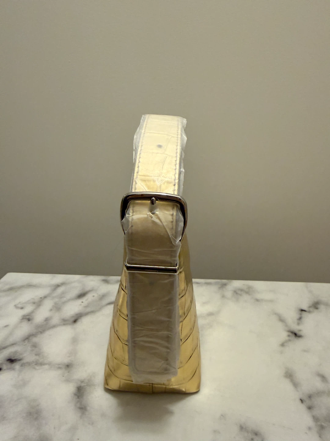 Madewell essential micro tote in metallic - photo 4
