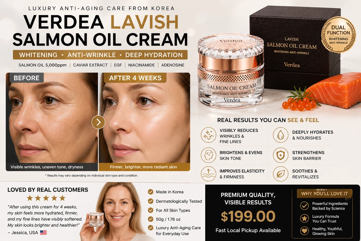 Verdea Lavish Salmon Oil Cream