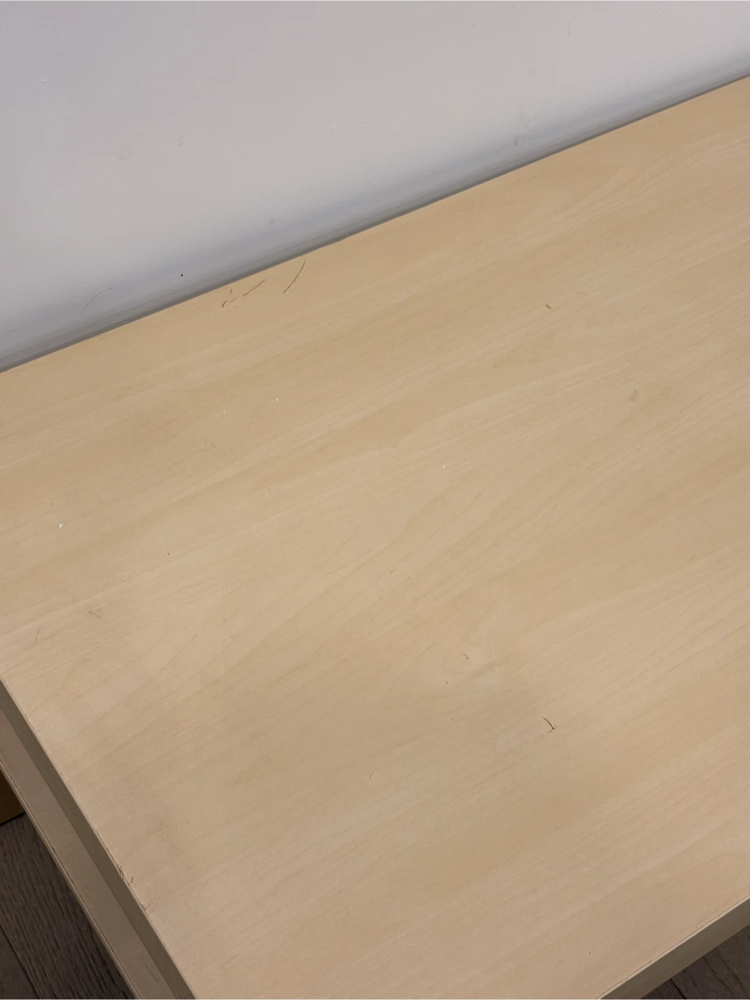 Light Wood Coffee Table with Shelf - photo 4