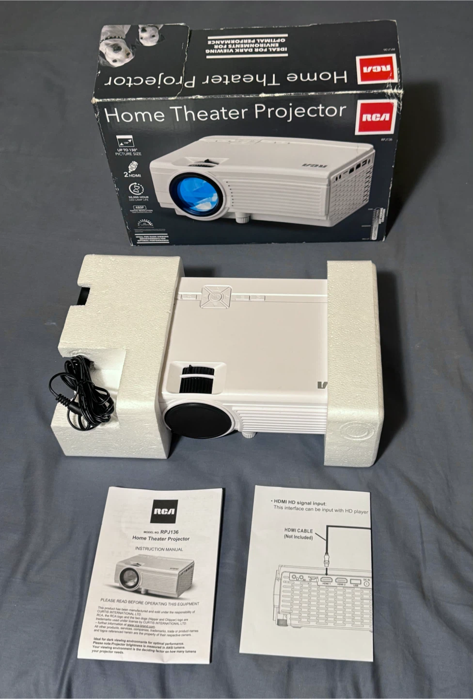 RCA Home Theater Projector RPJ136 - photo 3