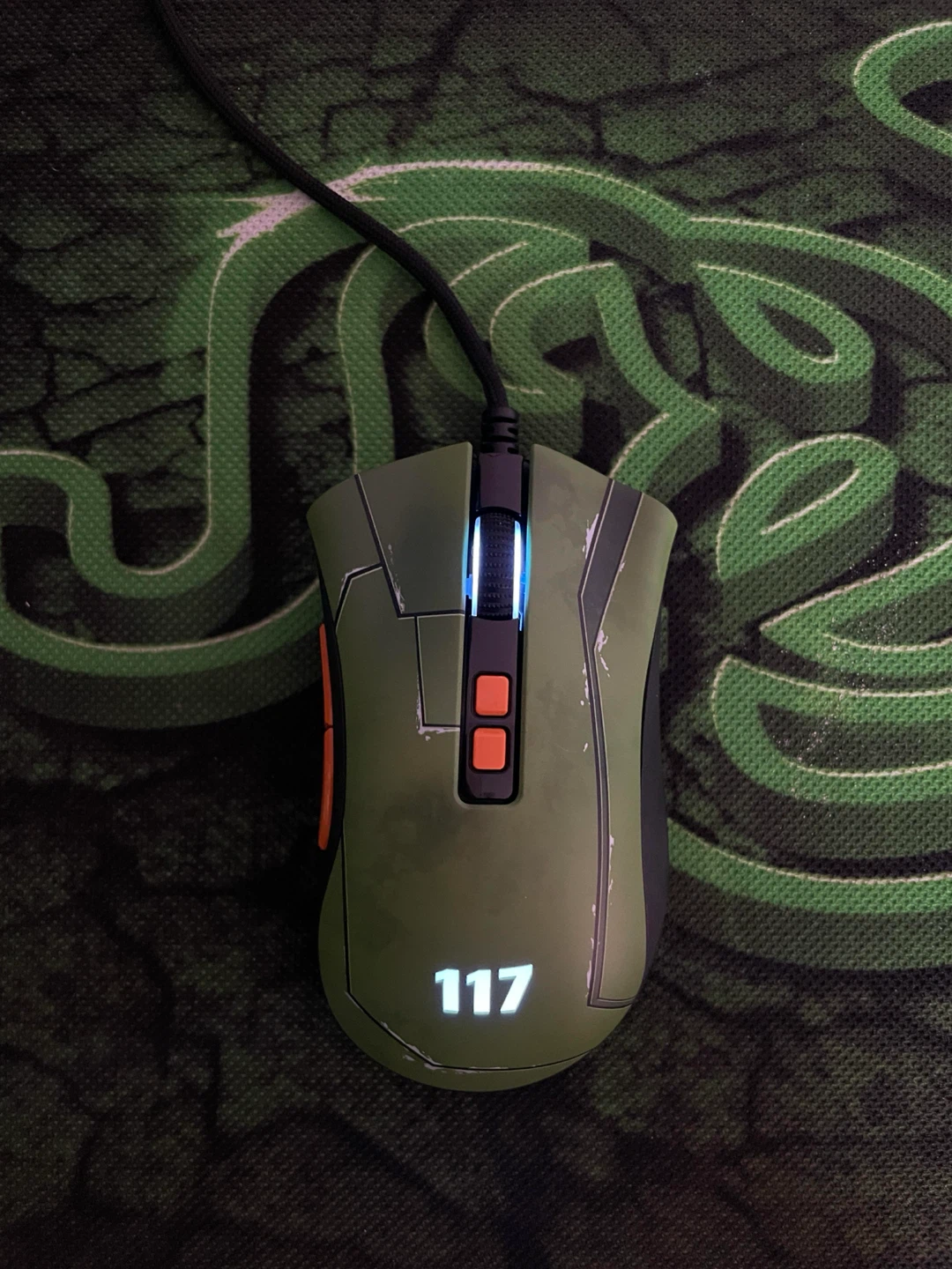 Razer Deathadder v2 - Halo 117 Edition