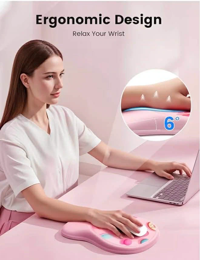 Keyboard & mouse wrist rest set, new