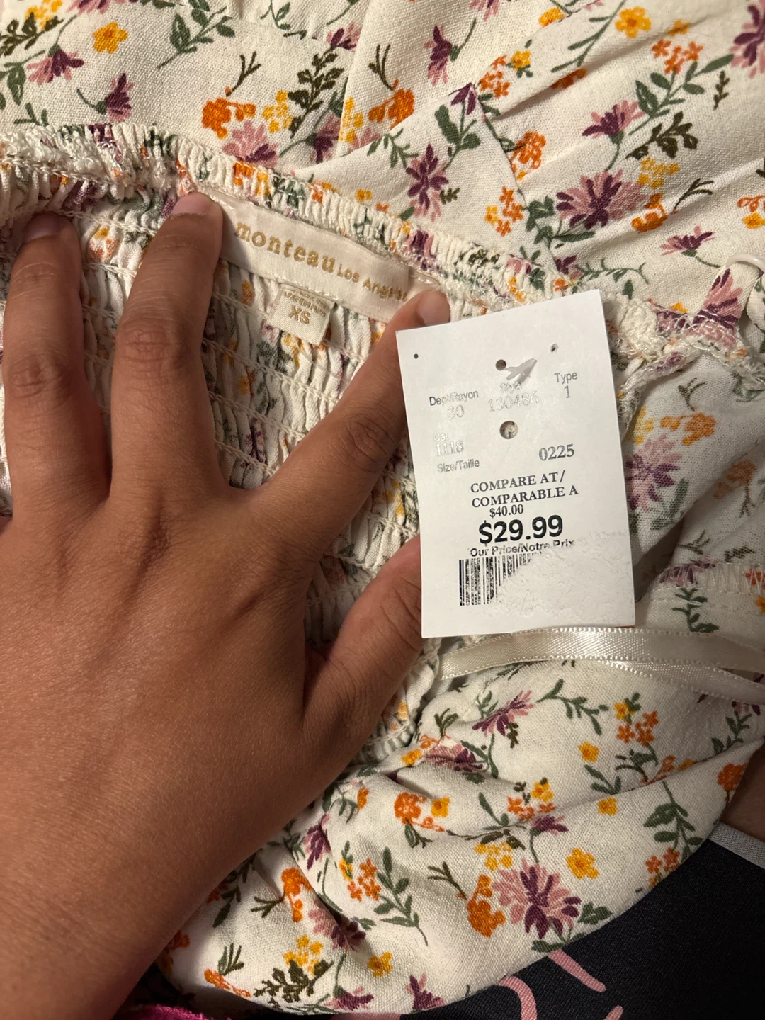monteau Los Angeles floral dress Size XS - photo 3