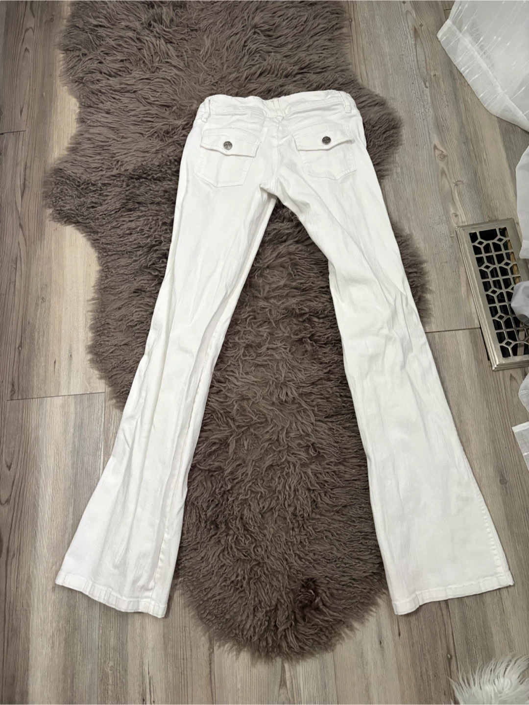White low rise bootcut Jeans - photo 2