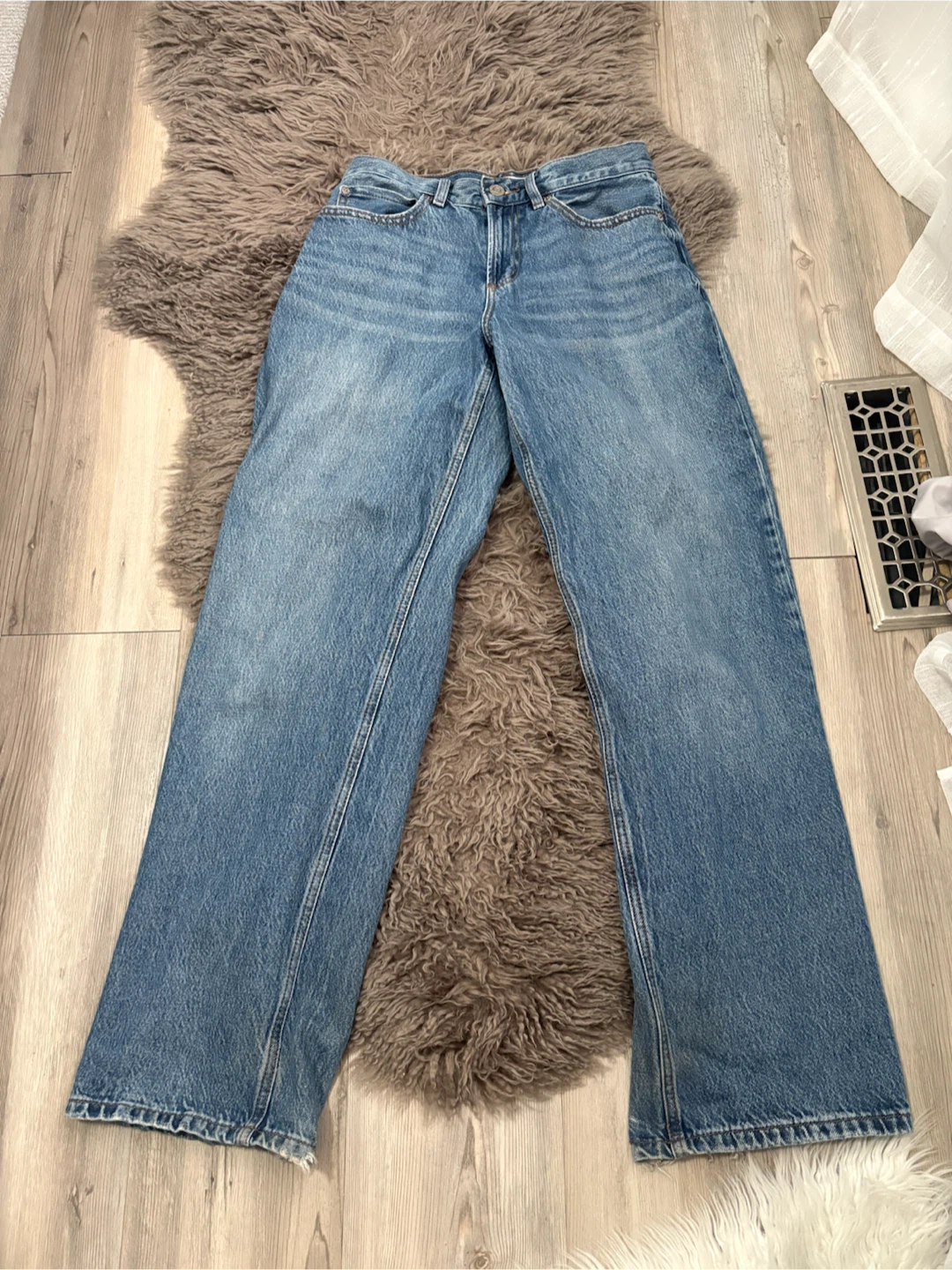 Garage low rise wide Leg Jeans