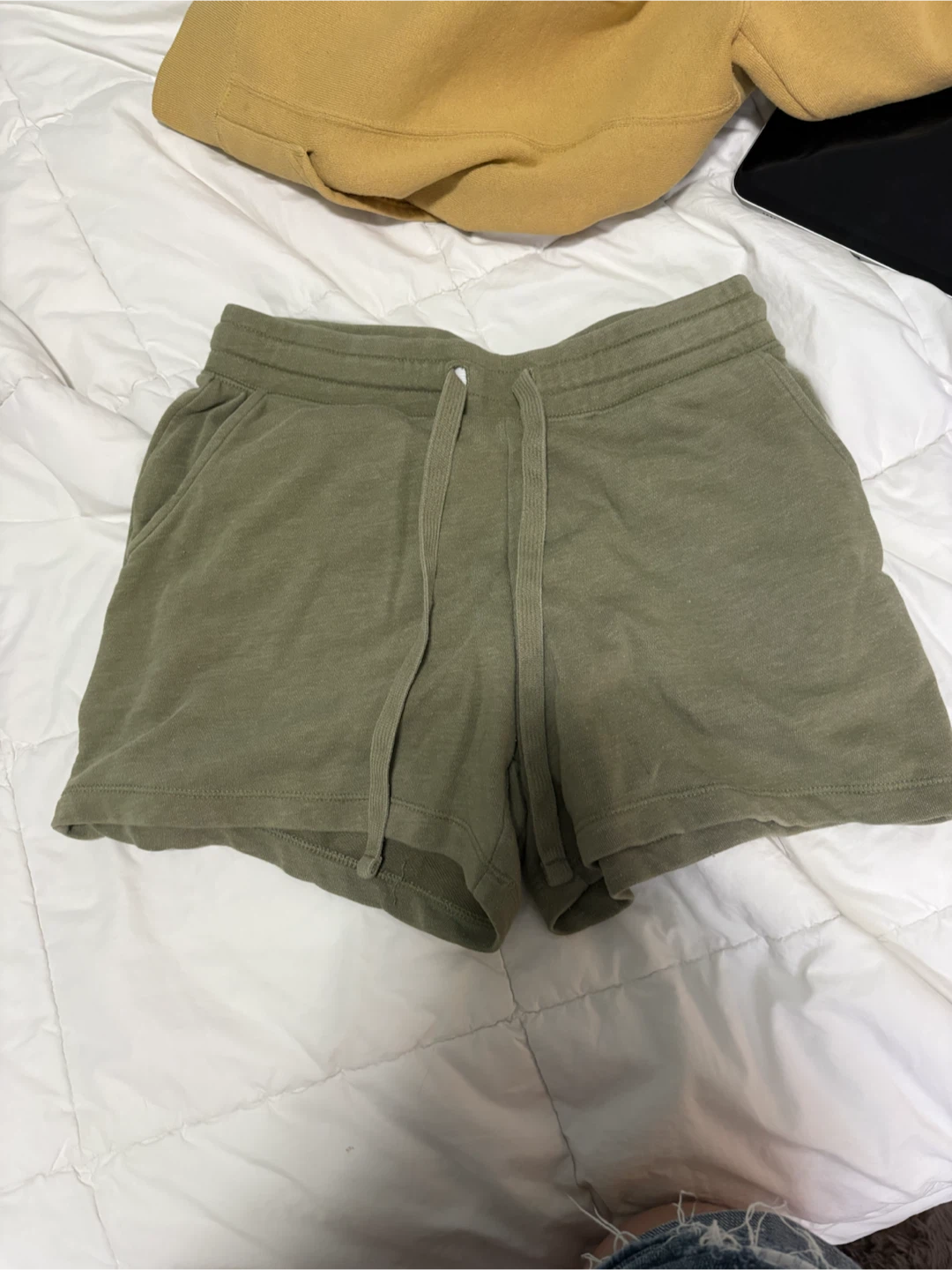 Green Sweat Shorts - photo 2