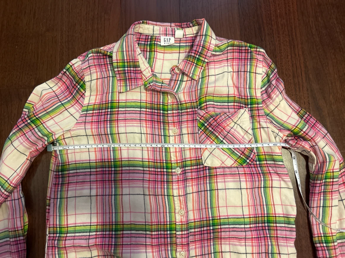 Gap Kids Plaid Long Sleeve Shirt Size 14-16 - photo 4