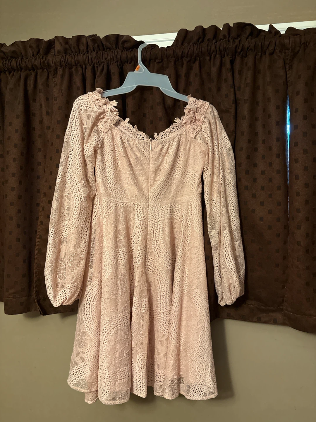 Double Crazy Pink Lace Dress - Size M - photo 2