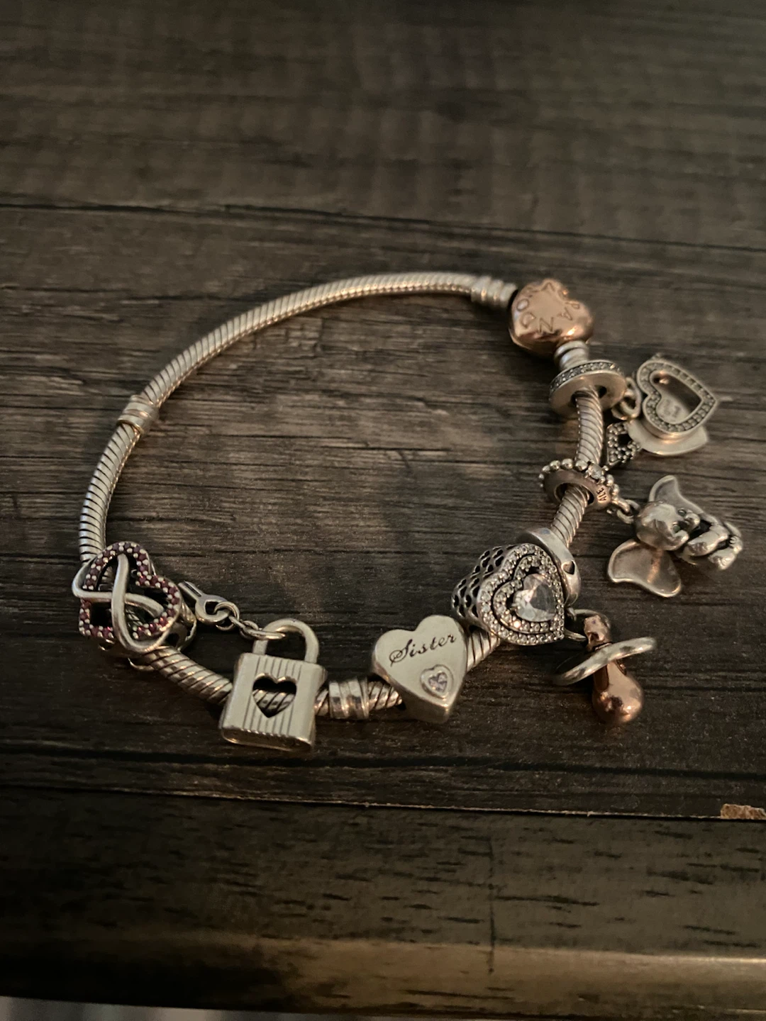 Pandora Charm Bracelet with Charms