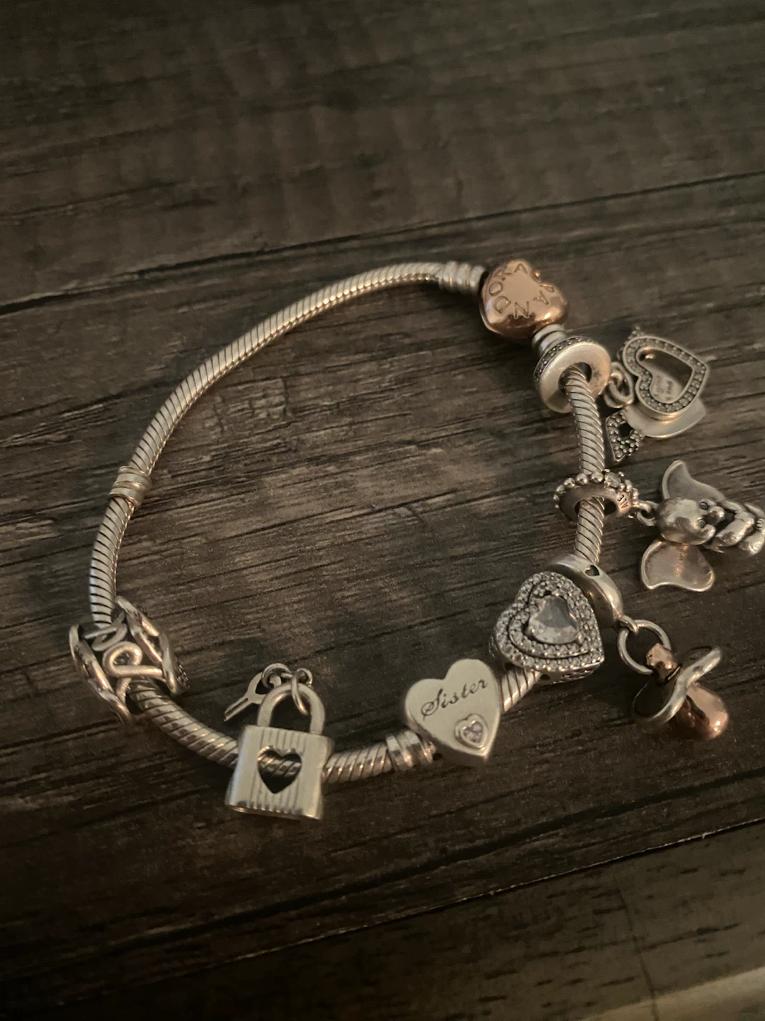 Pandora Charm Bracelet with Charms - photo 2