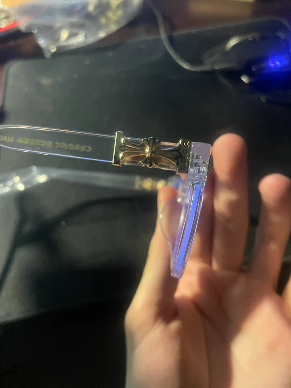 Chrome Hearts Clear Glasses - photo 4