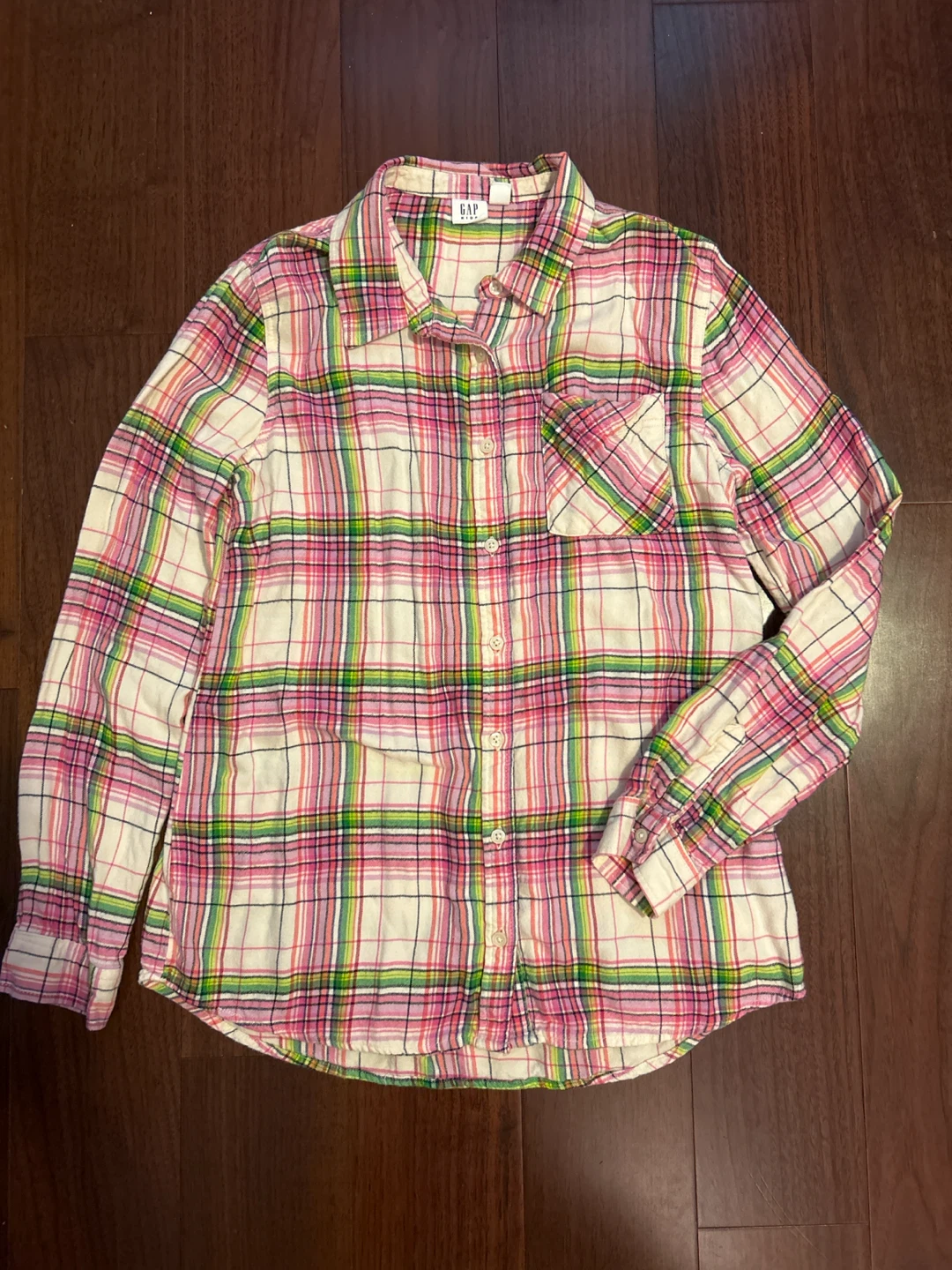 GAP Plaid Flannel Shirt Size XS